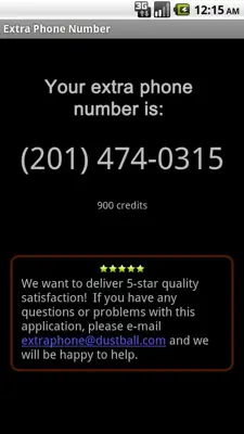 Extra Phone Number android App screenshot 0